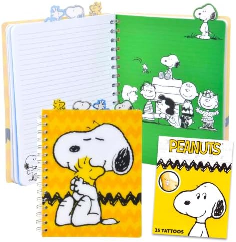 Peanuts Diary and Pen Set - 3 Pc Bundle with Charlie Brown Mini 60